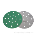 Алюминиевая оксида PSA абразивные диски для липучки шлипучи